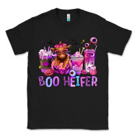 Black Halloween boo Heifer coffee cups Classic Tee - RanaPortraitStore