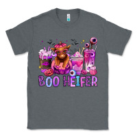 Charcoal Heather Halloween boo Heifer coffee cups Classic Tee - RanaPortraitStore