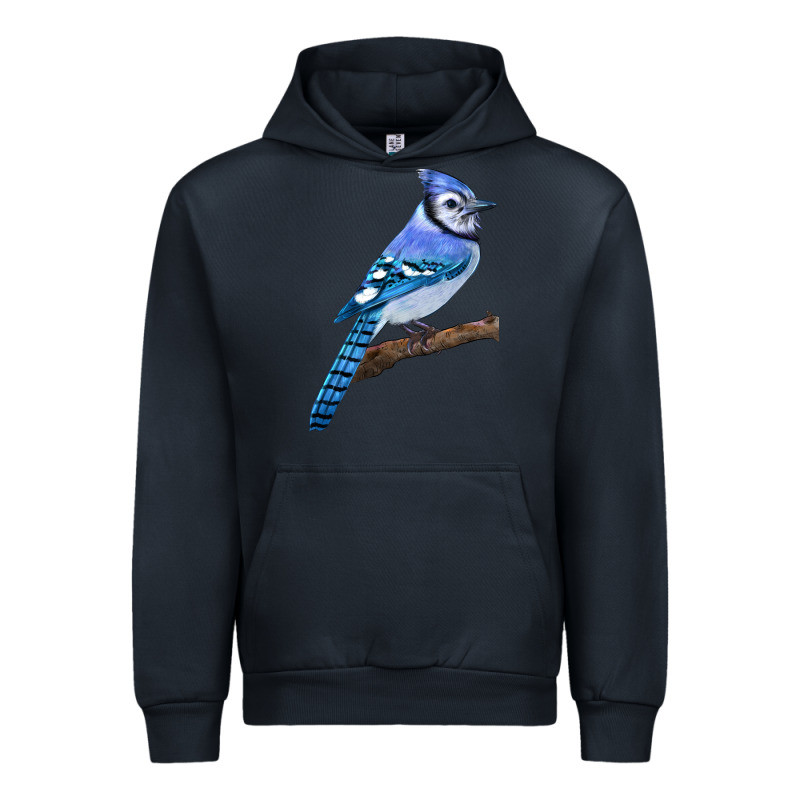 Blue Jay Bird Urban Hoodie by LillyAllenDesigns | Teevron