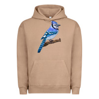 Pigment Burro Blue Jay Bird Urban Hoodie - LillyAllenDesigns