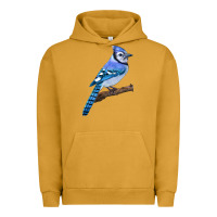 Pigment Peanut Butter Blue Jay Bird Urban Hoodie - LillyAllenDesigns