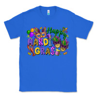 True Royal happy mardi gras Classic Tee - FaDigitalArtStudio