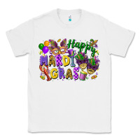 White happy mardi gras Classic Tee - FaDigitalArtStudio