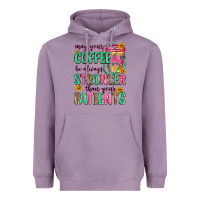 Lavender may your coffee be always stronger than your patie Heavyweight Hoodie - Zillion Design Studio