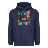 Navy may your coffee be always stronger than your patie Heavyweight Hoodie - Zillion Design Studio