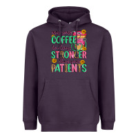 Plum may your coffee be always stronger than your patie Heavyweight Hoodie - Zillion Design Studio