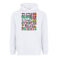 White may your coffee be always stronger than your patie Heavyweight Hoodie - Zillion Design Studio