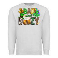 Dove Grey Bad and boozy st. patricks day Premium Sweatshirt - Neo Western