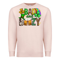 Pale Pink Bad and boozy st. patricks day Premium Sweatshirt - Neo Western