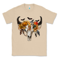Mushroom Halloween Bull Skull Classic Tee - RanaPortraitStore