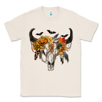 Natural Halloween Bull Skull Classic Tee - RanaPortraitStore