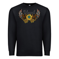 Black blessed mom Premium Sweatshirt - SublimationCraftShop