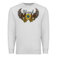 Dove Grey blessed mom Premium Sweatshirt - SublimationCraftShop