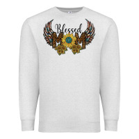 Oatmeal Heather blessed mom Premium Sweatshirt - SublimationCraftShop