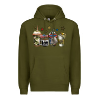 Army Green army coffee Premium Hoodie - Jasminsmagicworld