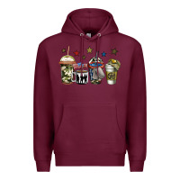 Burgundy army coffee Premium Hoodie - Jasminsmagicworld