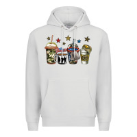 Dove Grey army coffee Premium Hoodie - Jasminsmagicworld