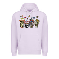 Lilac army coffee Premium Hoodie - Jasminsmagicworld