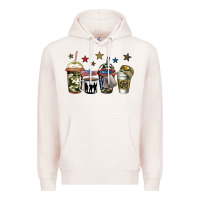 Pale Pink army coffee Premium Hoodie - Jasminsmagicworld