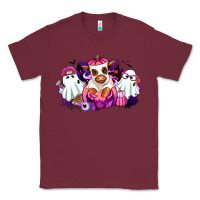 Burgundy Halloween ghost Heifer Classic Tee - RanaPortraitStore