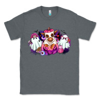 Charcoal Heather Halloween ghost Heifer Classic Tee - RanaPortraitStore