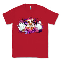 Red Halloween ghost Heifer Classic Tee - RanaPortraitStore