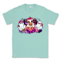 Seafoam Halloween ghost Heifer Classic Tee - RanaPortraitStore