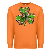 Carrot Cowhide leopard shamrock 4th of july Premium Sweatshirt - Neo Western