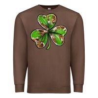 Chestnut Cowhide leopard shamrock 4th of july Premium Sweatshirt - Neo Western