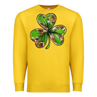 Lemon Cowhide leopard shamrock 4th of july Premium Sweatshirt - Neo Western
