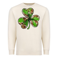 Sandshell Cowhide leopard shamrock 4th of july Premium Sweatshirt - Neo Western
