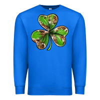 True Royal Cowhide leopard shamrock 4th of july Premium Sweatshirt - Neo Western