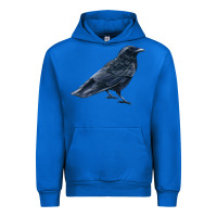 Cobalt American Crow Urban Hoodie - LillyAllenDesigns