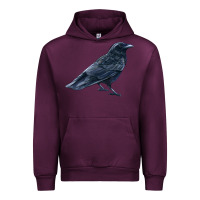Mauve Wine American Crow Urban Hoodie - LillyAllenDesigns