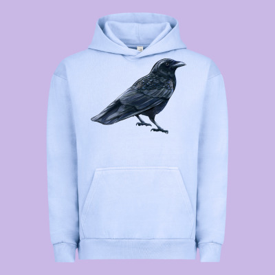 American Crow Urban Hoodie Designed By Lillyallendesigns
