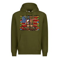 Army Green proud veteran christmas army Premium Hoodie - Jasminsmagicworld