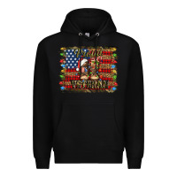 Black proud veteran christmas army Premium Hoodie - Jasminsmagicworld