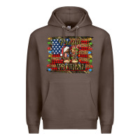 Coffee proud veteran christmas army Premium Hoodie - Jasminsmagicworld