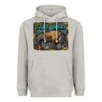 Stay Wild Aztec Bison Heavyweight Hoodie | Teevron
