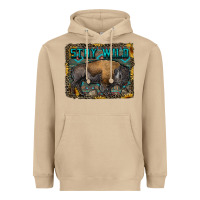 Mushroom stay wild aztec bison Heavyweight Hoodie - RanaPortraitStore