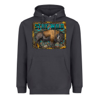 Smoke stay wild aztec bison Heavyweight Hoodie - RanaPortraitStore
