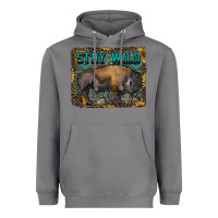 Storm stay wild aztec bison Heavyweight Hoodie - RanaPortraitStore