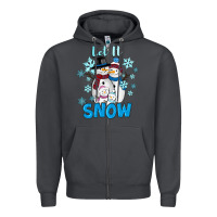 Smoke Let It Snow Zipper Hoodie - RanaPortraitStore