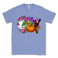 Colony Blue Halloween ghost and jack o lantern Classic Tee - RanaPortraitStore