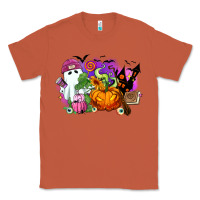Copper Halloween ghost and jack o lantern Classic Tee - RanaPortraitStore