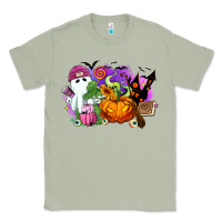 Matcha Halloween ghost and jack o lantern Classic Tee - RanaPortraitStore