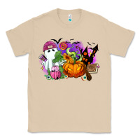 Mushroom Halloween ghost and jack o lantern Classic Tee - RanaPortraitStore
