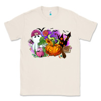 Natural Halloween ghost and jack o lantern Classic Tee - RanaPortraitStore