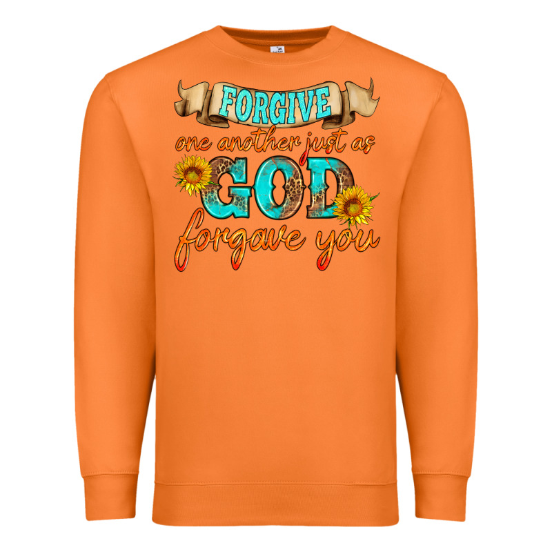 Forgive One Another Just As God Forgave You Premium Sweatshirt by HRA Design Shop | Teevron