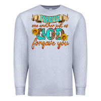 Heather Grey forgive one another just as god forgave you Premium Sweatshirt - HRA Design Shop